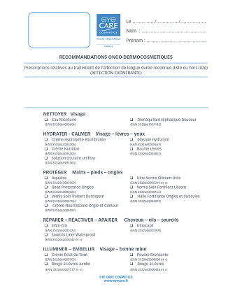 Ordonnancier Oncologie